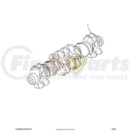 3004727C97 by NAVISTAR - CRNKSHFT,KIT, CSH