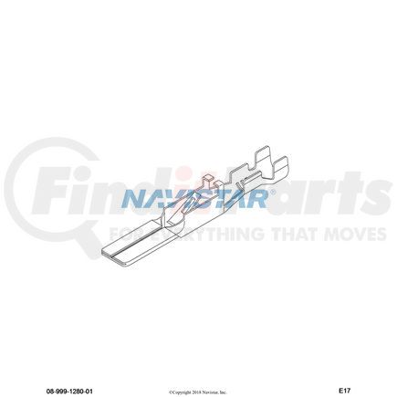 1661222C1 by NAVISTAR - Electric Terminal Pin