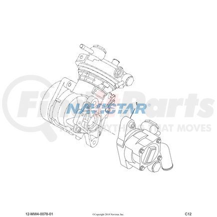 2601059C91 by NAVISTAR - INTERNATIONAL PUMP POWER STRG  TANDEM POWER