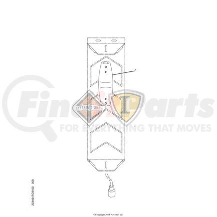 1697643C91 by NAVISTAR - Marker Light