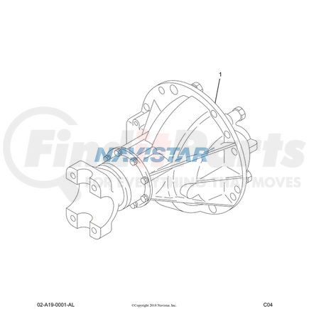 2507920C91 by NAVISTAR - Differential Carrier Assembly