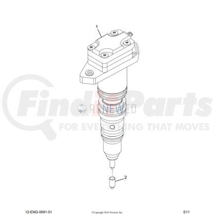 5010741R92 by NAVISTAR - KT INJTR,KIT, INJ