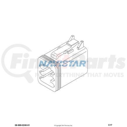 3572899C1 by NAVISTAR - INTERNATIONAL CONN BODY DT 6-WY MALE E-SEAL