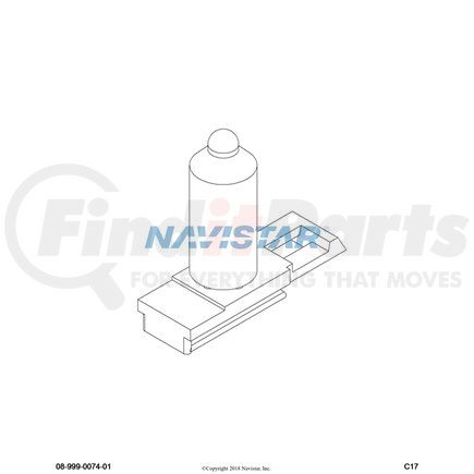 3569941C1 by NAVISTAR - INTERNATIONAL CLIP CONN BODY MTG SELF LOCKNG