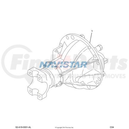 2507919C91 by NAVISTAR - Differential Carrier Assembly