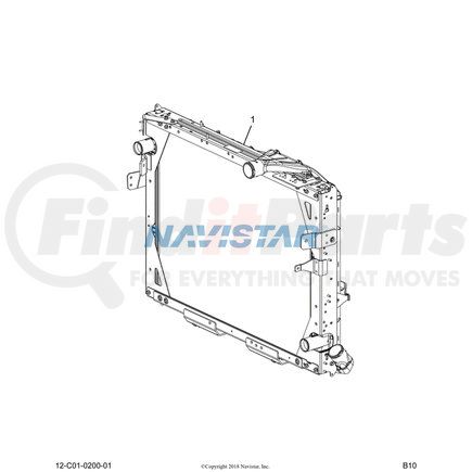 2591773C91 by NAVISTAR - INTERNATIONAL KT RPR,KIT RAD TO