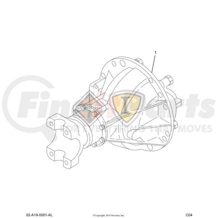 2507921C91 by NAVISTAR - Differential Carrier Assembly