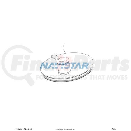 3004964C91 by NAVISTAR - INTERNATIONAL CAP ASSY BREATHER