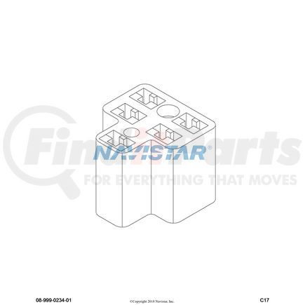 1664511C1 by NAVISTAR - Electrical Connectors