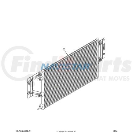 2513070C91 by NAVISTAR - CONDENSR,RADIATOR