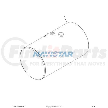 2512524C92 by NAVISTAR - TANK,FUEL, 26 INC