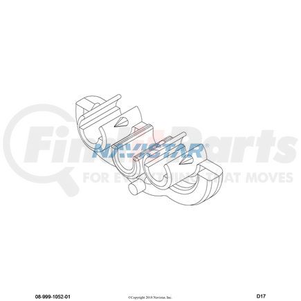 3561139C1 by NAVISTAR - INTERNATIONAL LOCK CONNECTOR BODY*SECONDARY