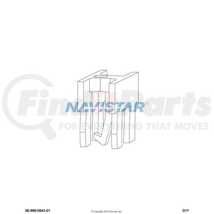 3518682C1 by NAVISTAR - INTERNATIONAL LOCK CONNECTOR BODY*SECONDARY