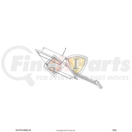 3554433C1 by NAVISTAR - GAUGE,ODOMETER