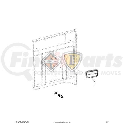 6019259C2 by NAVISTAR - INTERNATIONAL VENT  CAB EXHAUST