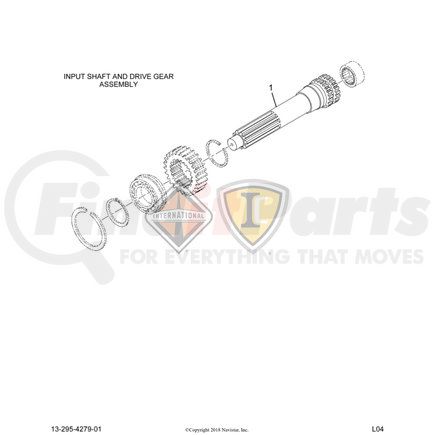 861898R1 by NAVISTAR - INTERNATIONAL GASKET PTO REV SHAFT BRG COVER