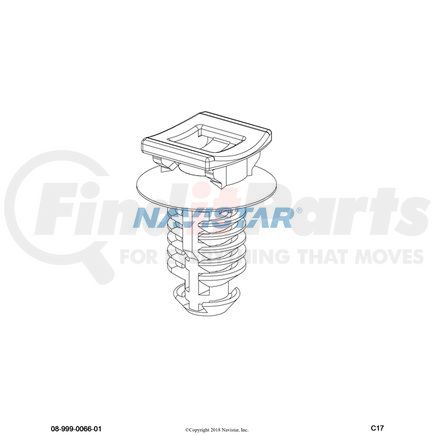 3551710C2 by NAVISTAR - INTERNATIONAL GUIDE BRK HOSE & CABLE*SADDLE