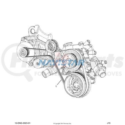 1833620C1 by NAVISTAR - Accessory Drive Belt