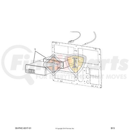 6105931C92 by NAVISTAR - Audio System