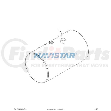 2516167C91 by NAVISTAR - TANK, FUEL, 26IN,