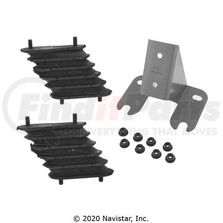 R3016356 by NAVISTAR - Bolster Springs Service Kit