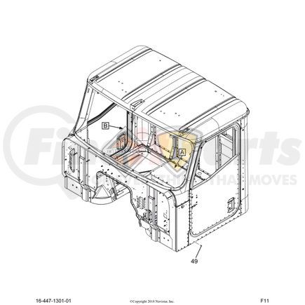 85303R1 by NAVISTAR - INTERNATIONAL NUT RIV