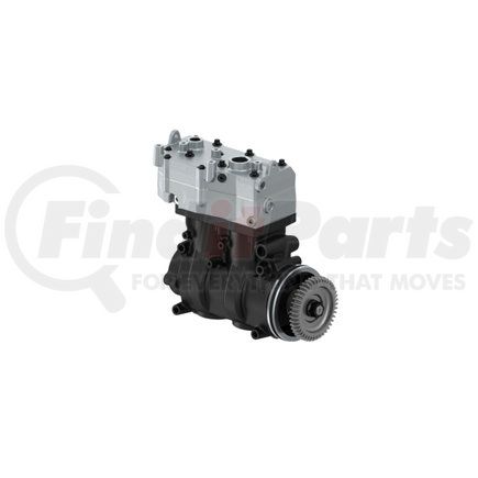 9125180060 by WABCO - Air Brake Compressor - Special Twin-Cylinder, 2-Stage, Flange Mounted