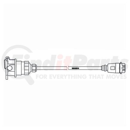 4491261400 by WABCO - "CABLE, ASSY POWER - 14M"