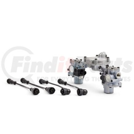 4006110230 by WABCO - Air Brake Valve - Rear Valve Package Kit, 6S4M / 12V