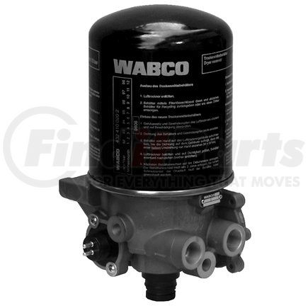 4324200000 by WABCO - Air Brake Dryer - Single Cannister, Desiccant Cartridge, 188.5 psi