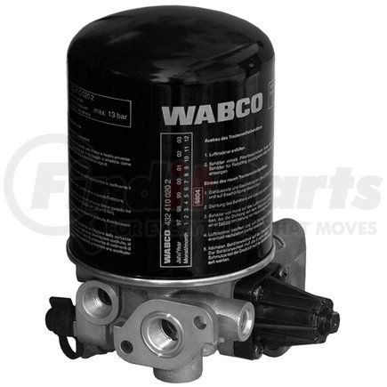 9324000010 by WABCO - Air Brake Dryer - Single Cannister, Desiccant Cartridge, 188.5 psi Max.