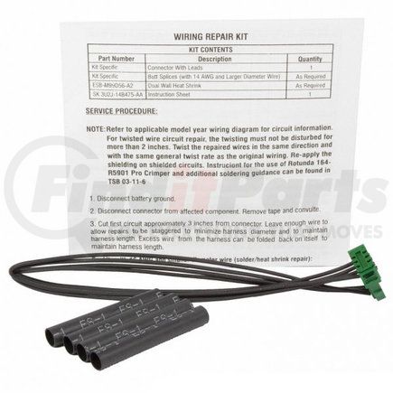 WPT668 by MOTORCRAFT - Anti-Theft Wiring Pigtail Kit