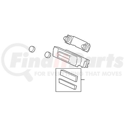 79600-SNC-A51ZA by HONDA - HVAC Temperature Control Panel, NH608L, with Navigation System, for Honda Civic Hybrid