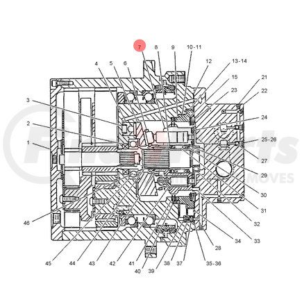 7I1086 by CATERPILLAR - Barrel