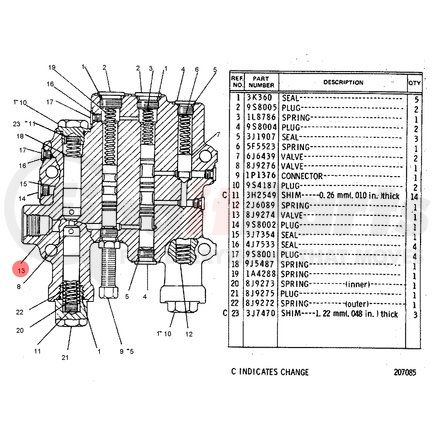 8J9274 by CATERPILLAR - Valve