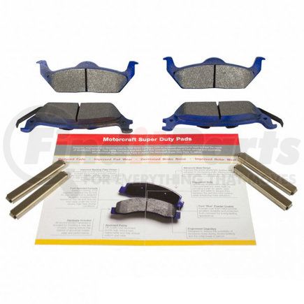 BRSD1012A by MOTORCRAFT - Disc Brake Pad - Rear, for 2004-2011 Ford F-150 / 2006-2008 Lincoln Mark LT