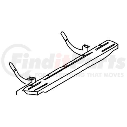 5120044AA by CHRYSLER - Step Bumper, with Tow Hooks, for 2006 Dodge Sprinter 3500