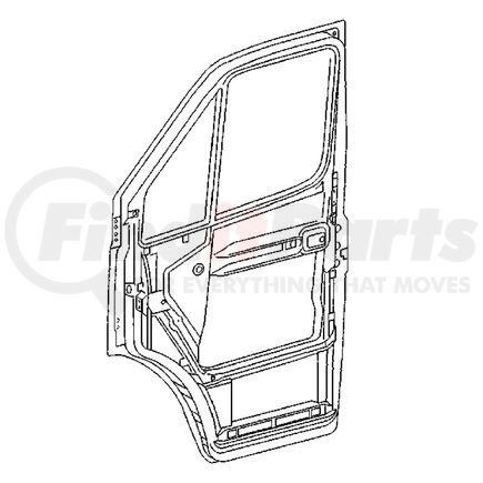 5123674AB by CHRYSLER - Door Assembly - Front, fits 2002-2006 Dodge Sprinter 2500