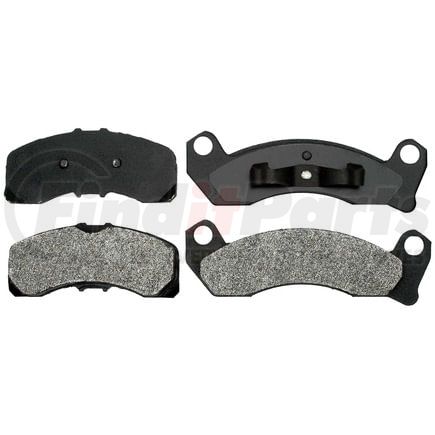 BKP346M by BRAKE PRO - Brake Parts Inc Brake Pro OEQF Metallic Disc Brake Pad Set