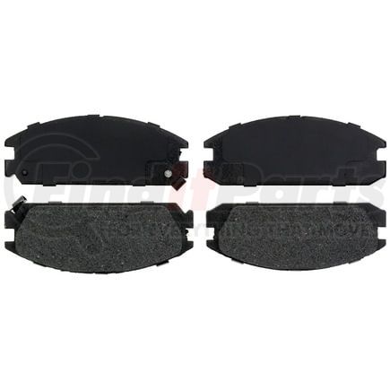 VXD334M by VORTEX - Brake Parts Inc Vortex Metallic Disc Brake Pad Set