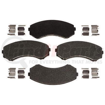 BKP550MH by BRAKE PRO - Brake Parts Inc Brake Pro OEQF Metallic Disc Brake Pad Set