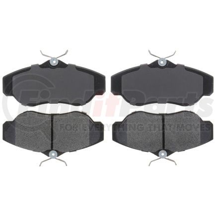 BKP676M by BRAKE PRO - Brake Parts Inc Brake Pro OEQF Metallic Disc Brake Pad Set
