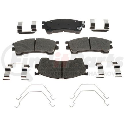 BKP637CH by BRAKE PRO - Brake Parts Inc Brake Pro OEQF Ceramic Disc Brake Pad Set