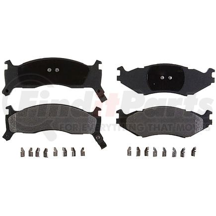 VXD524MH by VORTEX - Brake Parts Inc Vortex Metallic Disc Brake Pad Set