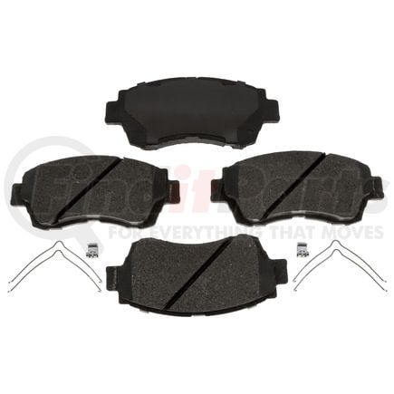 Brake Pro BKP697CH Disc Brake Pad Set Brake Parts Inc Brake Pro OEQF Ceramic Disc Brake Pad Set