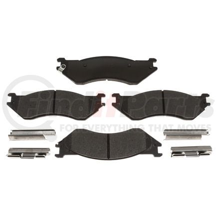 BKP702MH by BRAKE PRO - Brake Parts Inc Brake Pro OEQF Metallic Disc Brake Pad Set