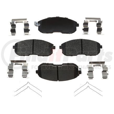 BKP653MH by BRAKE PRO - Brake Parts Inc Brake Pro OEQF Metallic Disc Brake Pad Set