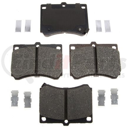 VXD473CH by VORTEX - Brake Parts Inc Vortex Ceramic Disc Brake Pad Set