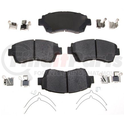 VXD476CH by VORTEX - Brake Parts Inc Vortex Ceramic Disc Brake Pad Set