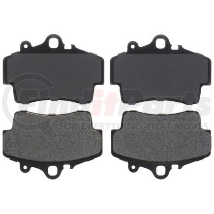 BKP737M by BRAKE PRO - Brake Parts Inc Brake Pro OEQF Metallic Disc Brake Pad Set